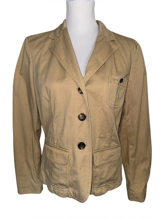 Lauren Ralph Lauren Jackets & Blazers - Lauren Ralph Lauren Khaki Cotton Blazer Jacket Women’s Large Utility